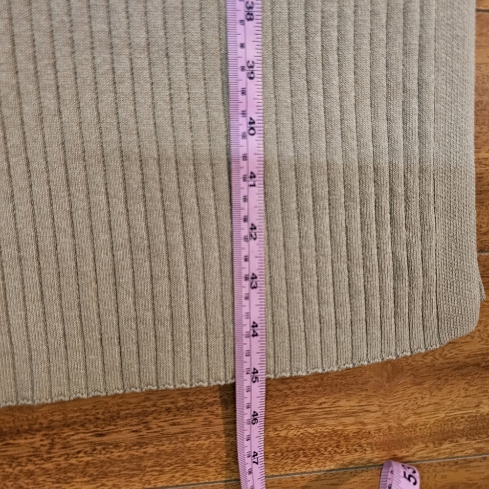 Hera Collection Taupe Dress Ribbed With Side Opening Size S Sexy Clubwear NEW - Picture 14 of 16